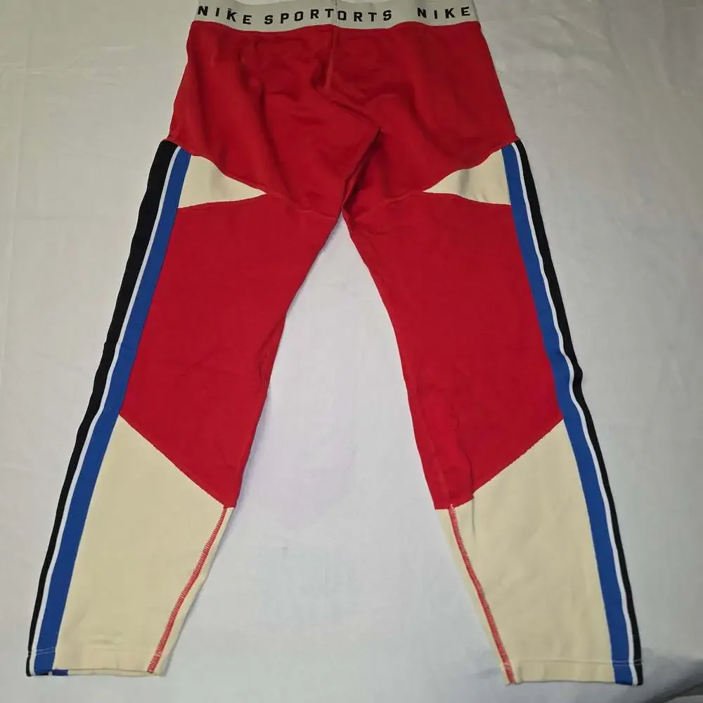 Nike Sport Colorblock Leggings Style BV2941-657 size large